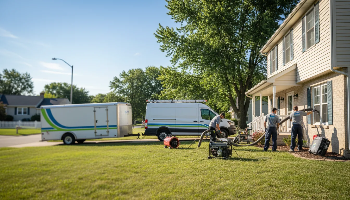 Flooded Basement Restoration And Cleanup With Repair in Brainard, NE near me
